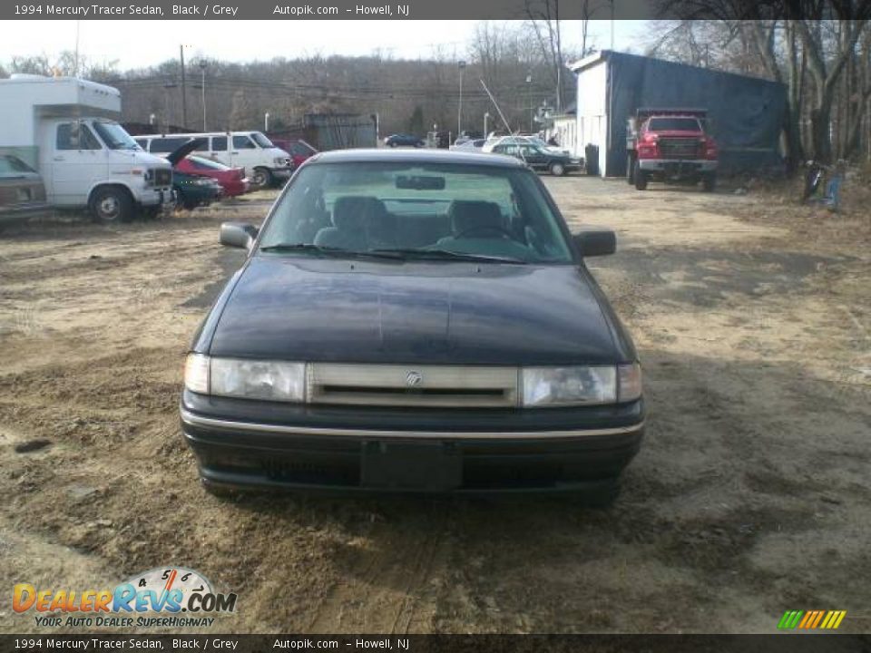 1994 Mercury Tracer Sedan Black / Grey Photo #2