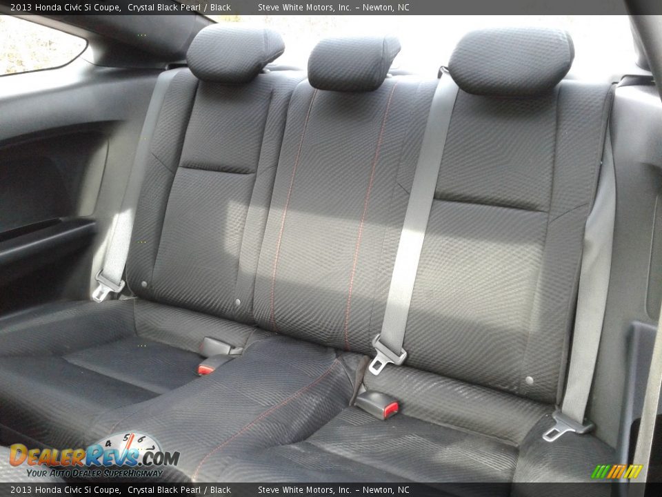 2013 Honda Civic Si Coupe Crystal Black Pearl / Black Photo #11