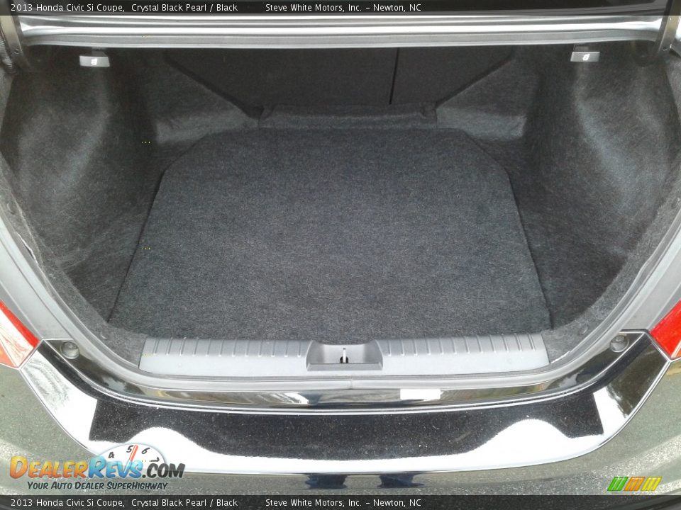 2013 Honda Civic Si Coupe Crystal Black Pearl / Black Photo #12