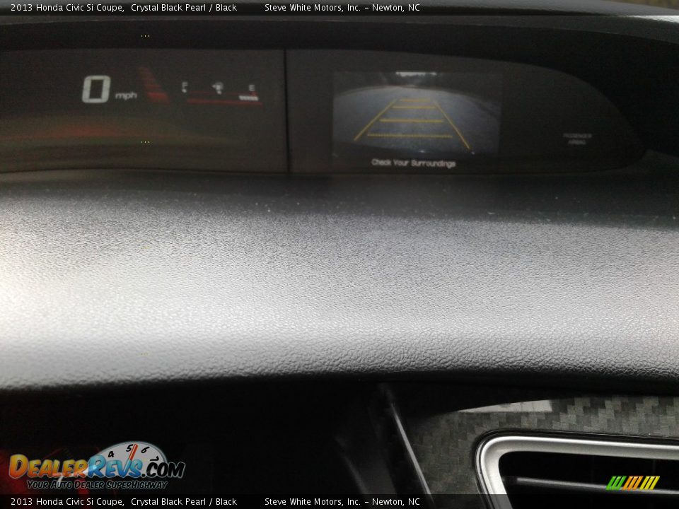 2013 Honda Civic Si Coupe Crystal Black Pearl / Black Photo #19