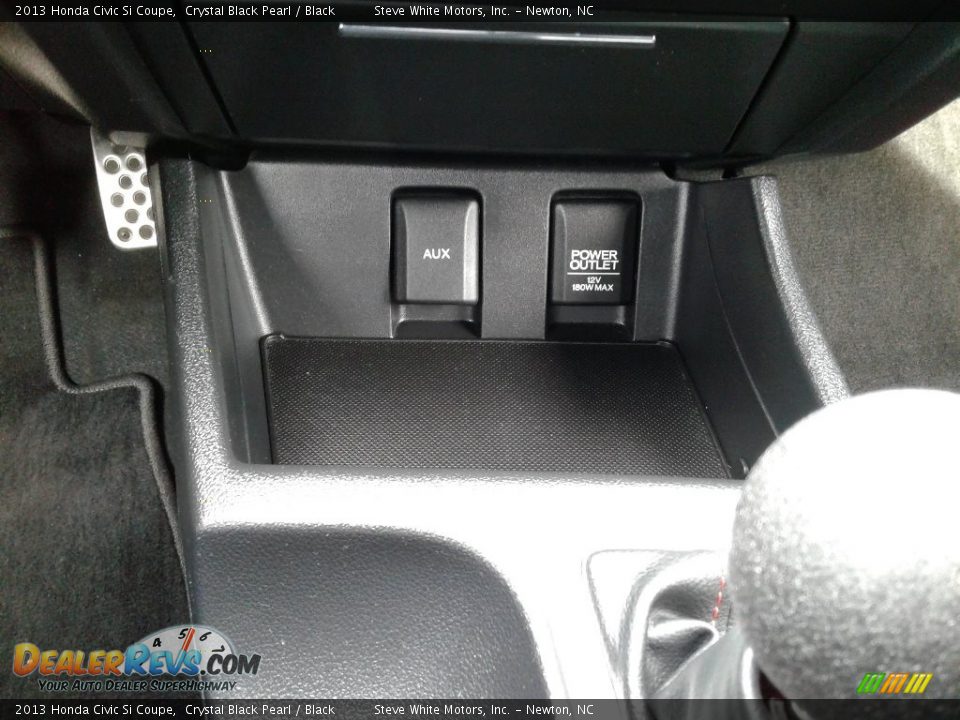 2013 Honda Civic Si Coupe Crystal Black Pearl / Black Photo #21