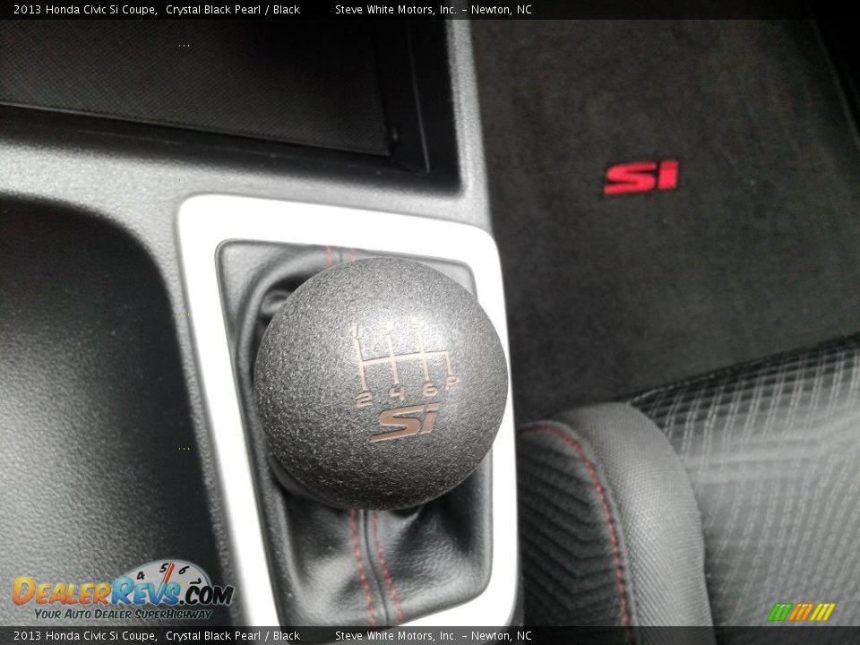 2013 Honda Civic Si Coupe Crystal Black Pearl / Black Photo #22