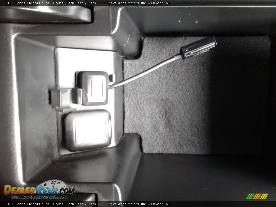 2013 Honda Civic Si Coupe Crystal Black Pearl / Black Photo #23
