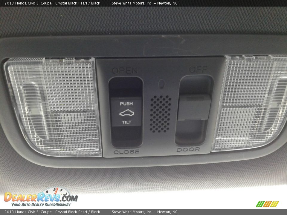 2013 Honda Civic Si Coupe Crystal Black Pearl / Black Photo #24