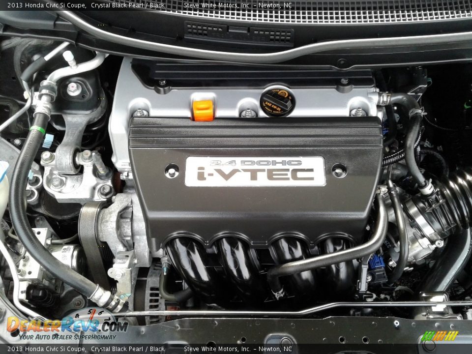 2013 Honda Civic Si Coupe Crystal Black Pearl / Black Photo #27
