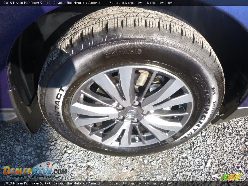 2019 Nissan Pathfinder SL 4x4 Caspian Blue Metallic / Almond Photo #2