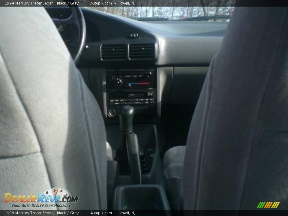 1994 Mercury Tracer Sedan Black / Grey Photo #8