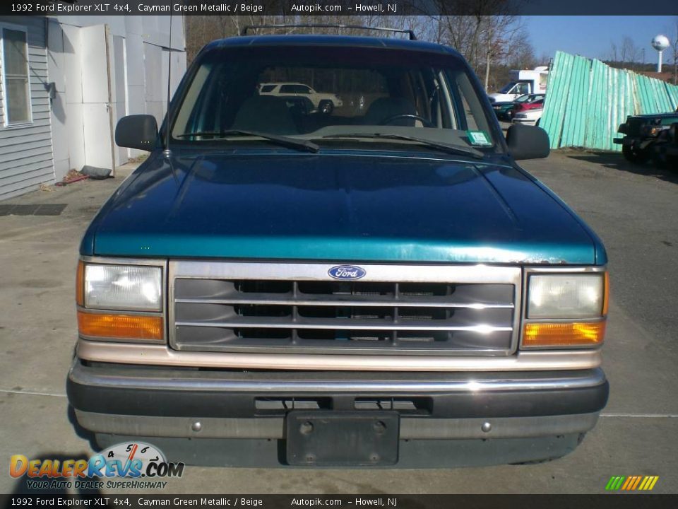 1992 Ford Explorer XLT 4x4 Cayman Green Metallic / Beige Photo #1