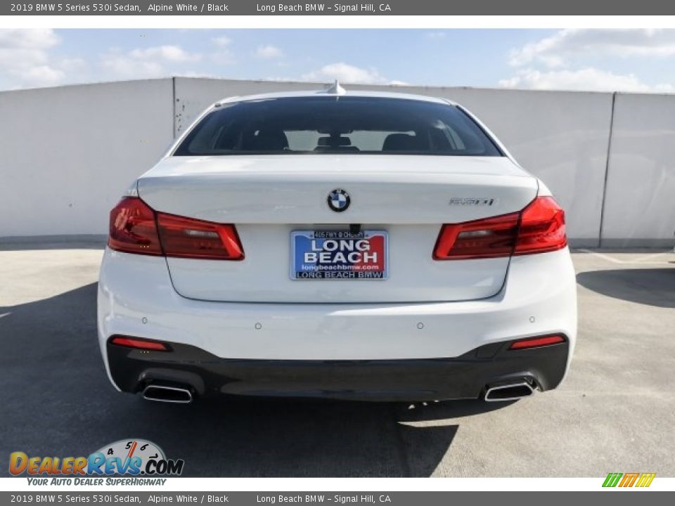 2019 BMW 5 Series 530i Sedan Alpine White / Black Photo #3