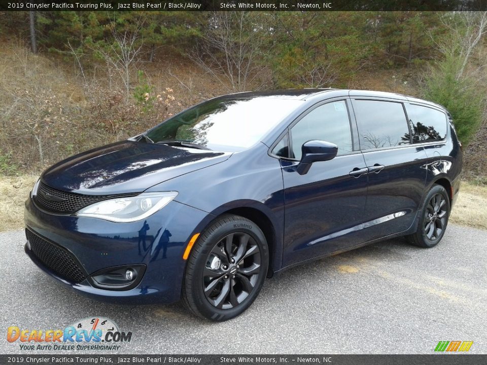 2019 Chrysler Pacifica Touring Plus Jazz Blue Pearl / Black/Alloy Photo #2