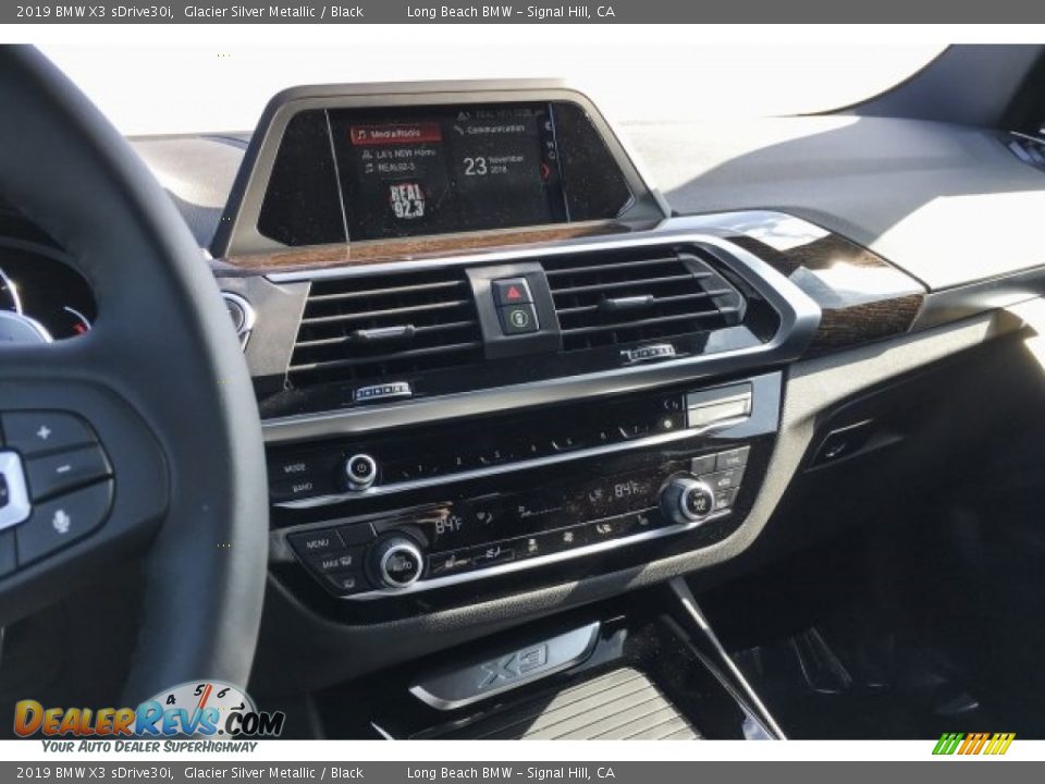 2019 BMW X3 sDrive30i Glacier Silver Metallic / Black Photo #6