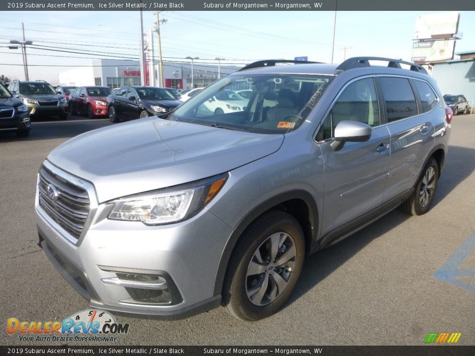 2019 Subaru Ascent Premium Ice Silver Metallic / Slate Black Photo #8