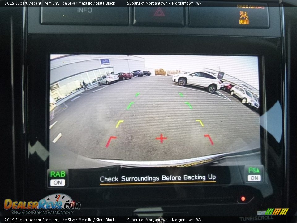 2019 Subaru Ascent Premium Ice Silver Metallic / Slate Black Photo #18