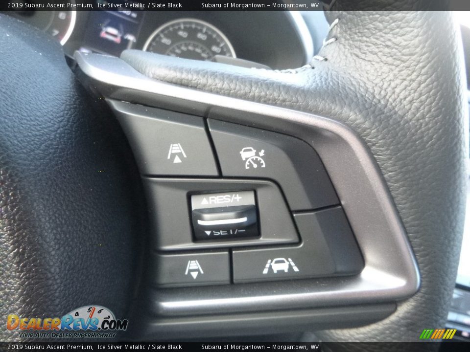 2019 Subaru Ascent Premium Ice Silver Metallic / Slate Black Photo #19