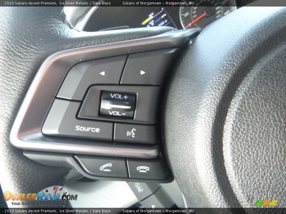 2019 Subaru Ascent Premium Ice Silver Metallic / Slate Black Photo #20