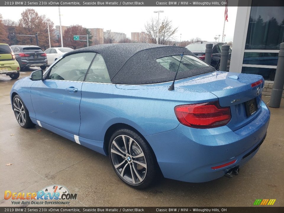 2019 BMW 2 Series 230i xDrive Convertible Seaside Blue Metallic / Oyster/Black Photo #2
