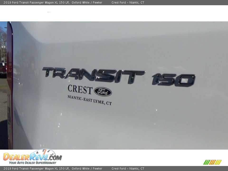2019 Ford Transit Passenger Wagon XL 150 LR Oxford White / Pewter Photo #9