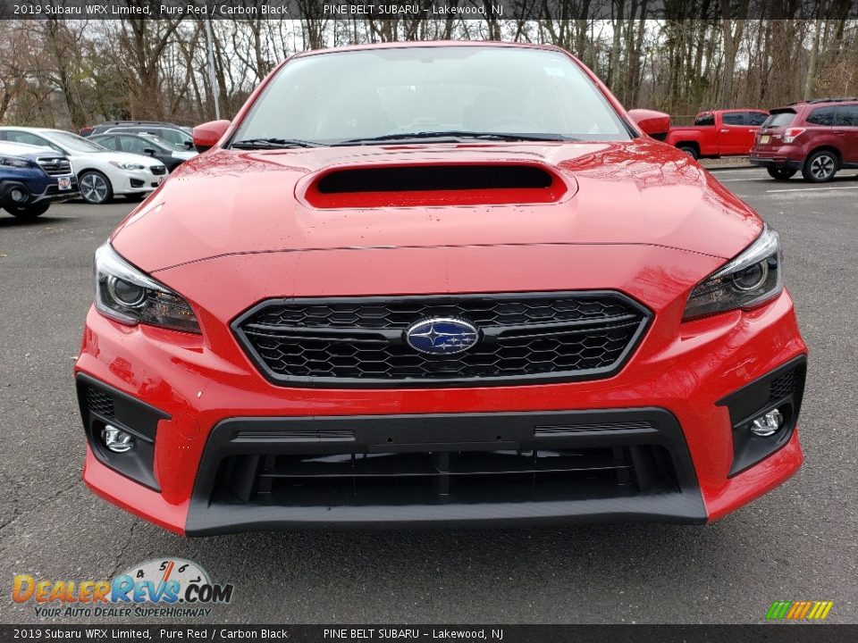2019 Subaru WRX Limited Pure Red / Carbon Black Photo #2