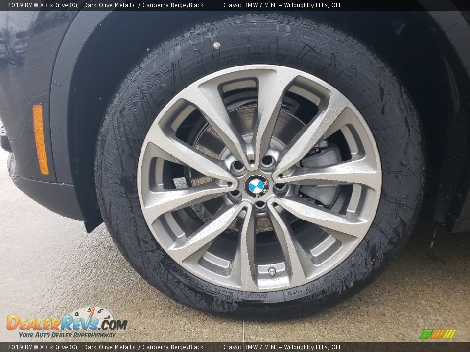 2019 BMW X3 xDrive30i Dark Olive Metallic / Canberra Beige/Black Photo #3