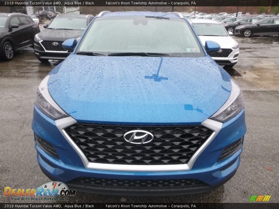 2019 Hyundai Tucson Value AWD Aqua Blue / Black Photo #4