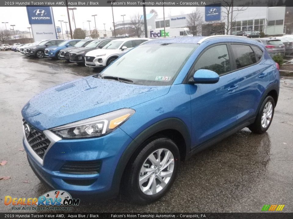 2019 Hyundai Tucson Value AWD Aqua Blue / Black Photo #5