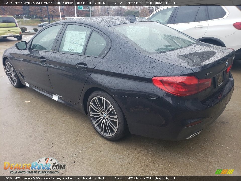 2019 BMW 5 Series 530i xDrive Sedan Carbon Black Metallic / Black Photo #2