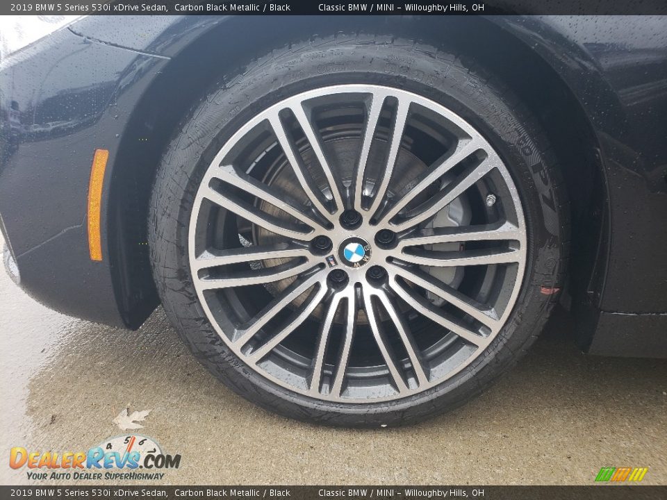 2019 BMW 5 Series 530i xDrive Sedan Carbon Black Metallic / Black Photo #3