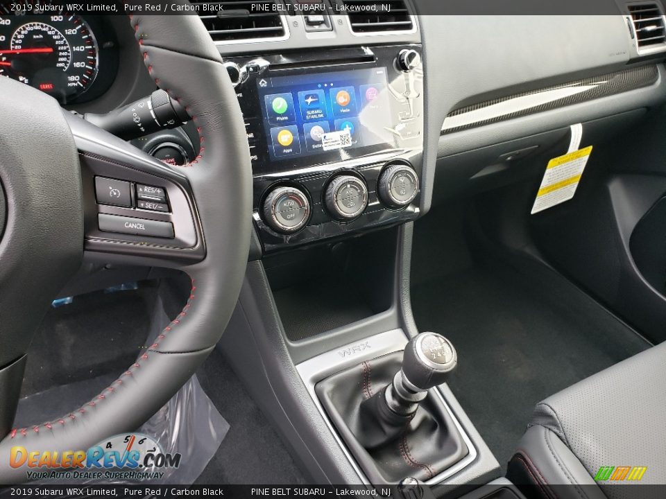 2019 Subaru WRX Limited Pure Red / Carbon Black Photo #10