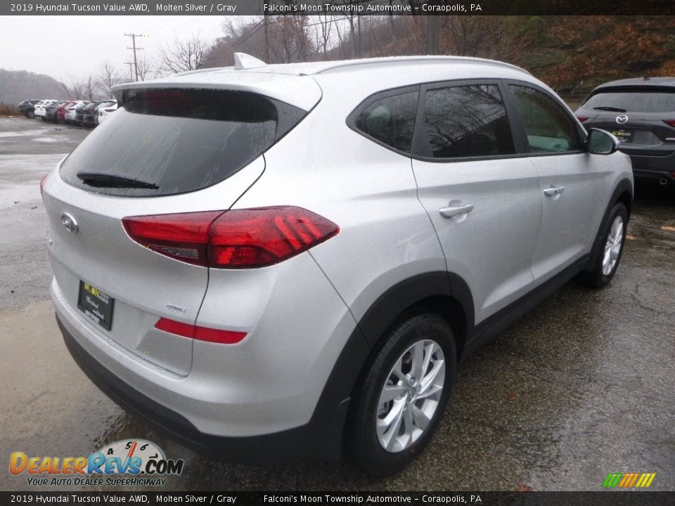 2019 Hyundai Tucson Value AWD Molten Silver / Gray Photo #2