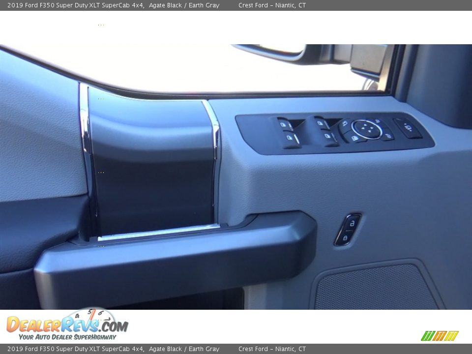 2019 Ford F350 Super Duty XLT SuperCab 4x4 Agate Black / Earth Gray Photo #12