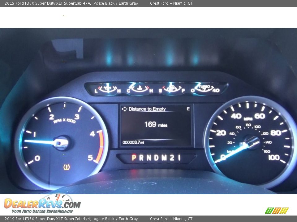 2019 Ford F350 Super Duty XLT SuperCab 4x4 Agate Black / Earth Gray Photo #13