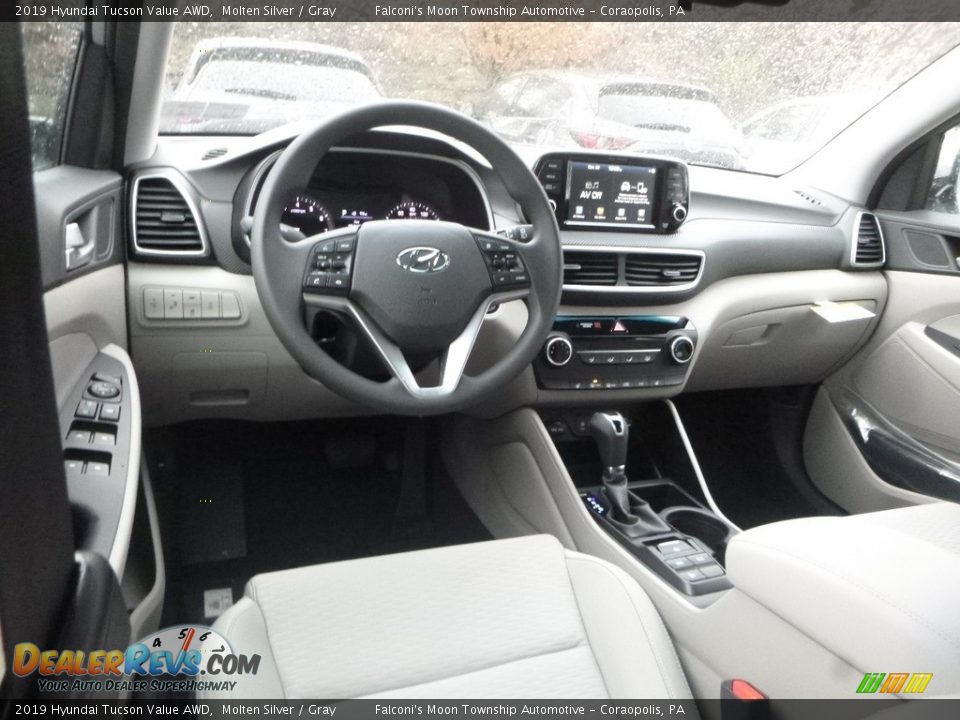 2019 Hyundai Tucson Value AWD Molten Silver / Gray Photo #9