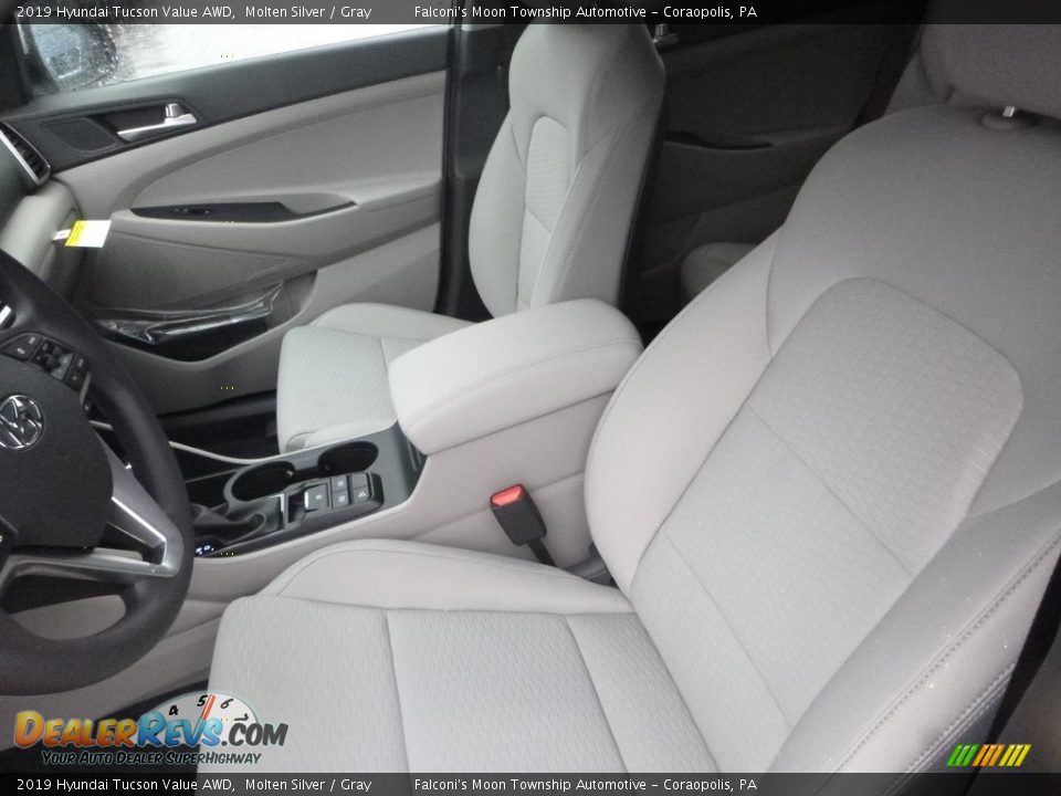 2019 Hyundai Tucson Value AWD Molten Silver / Gray Photo #11