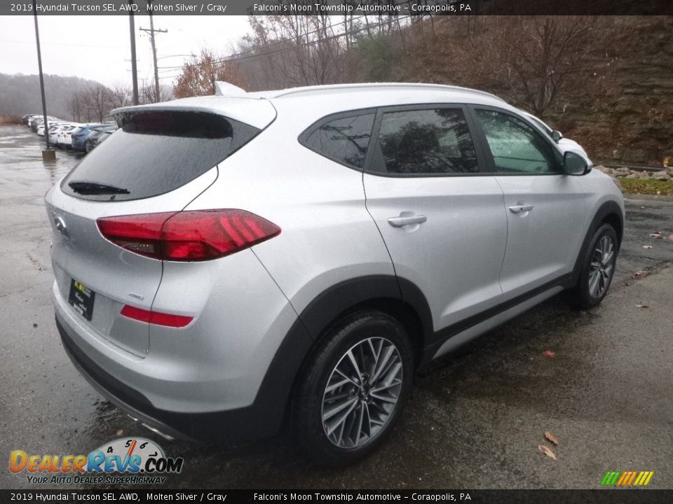 2019 Hyundai Tucson SEL AWD Molten Silver / Gray Photo #2