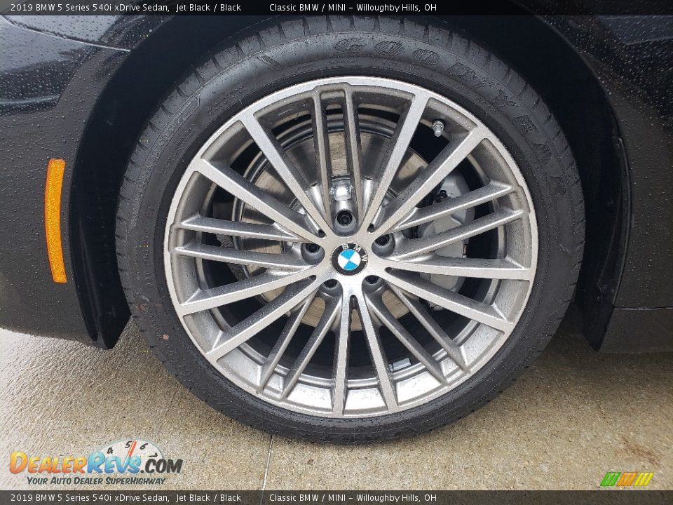 2019 BMW 5 Series 540i xDrive Sedan Jet Black / Black Photo #3