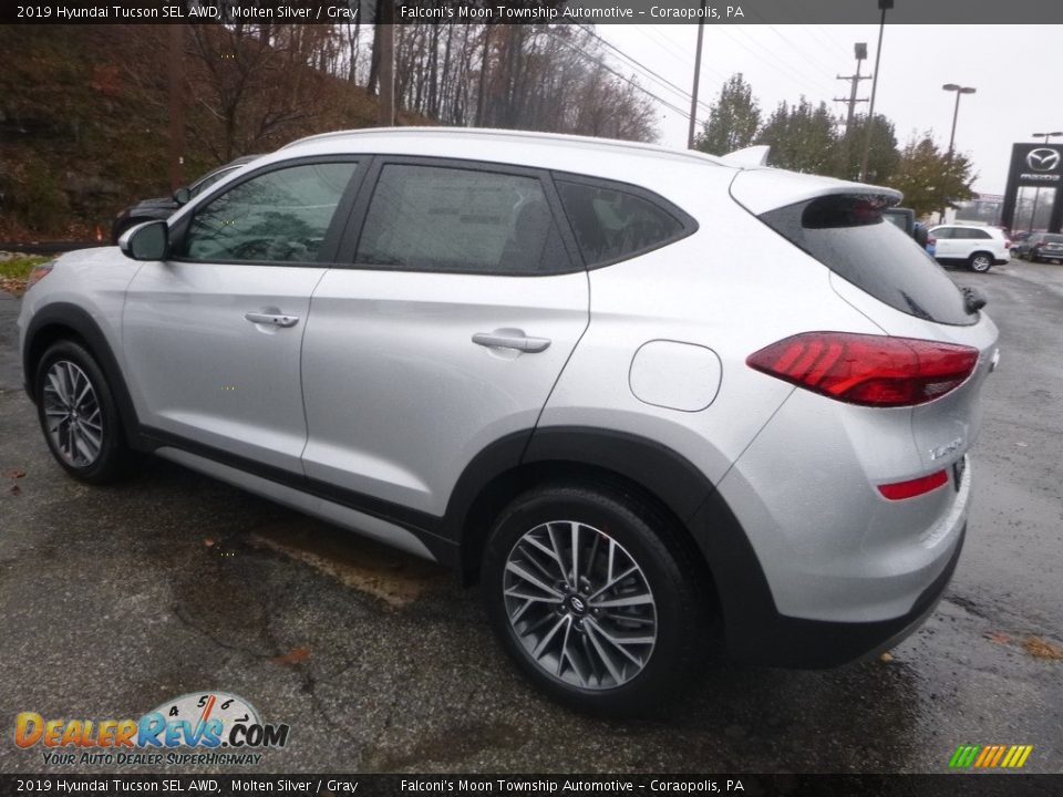 2019 Hyundai Tucson SEL AWD Molten Silver / Gray Photo #6