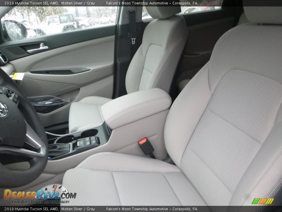 2019 Hyundai Tucson SEL AWD Molten Silver / Gray Photo #11
