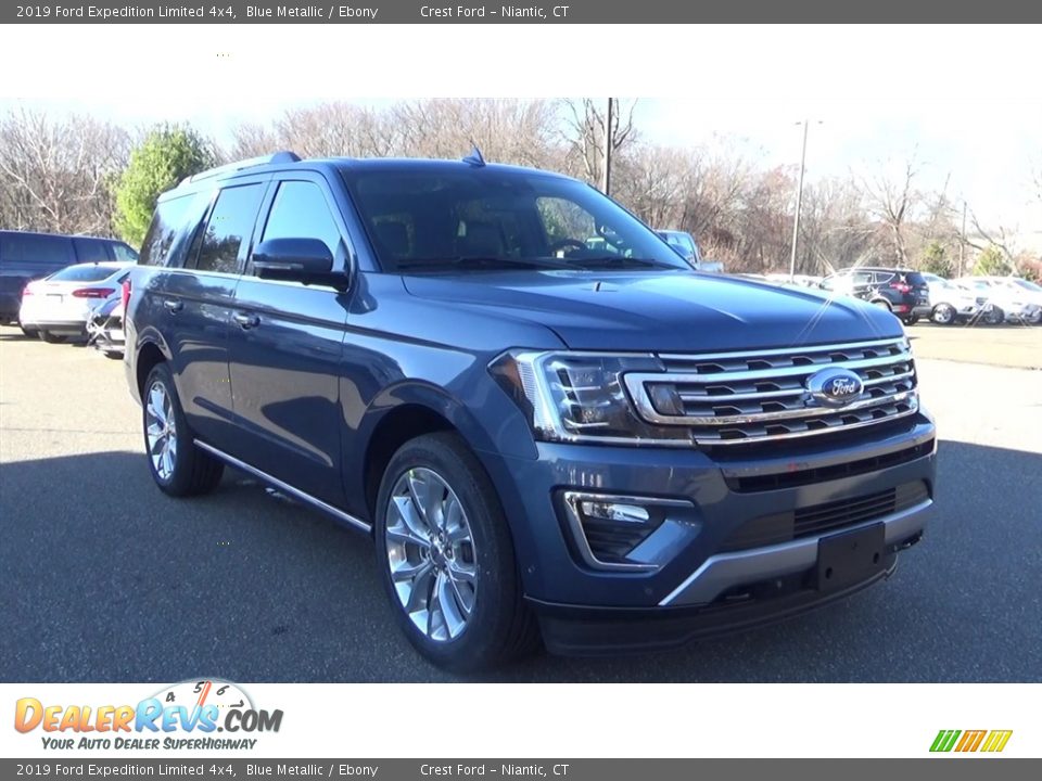 2019 Ford Expedition Limited 4x4 Blue Metallic / Ebony Photo #1