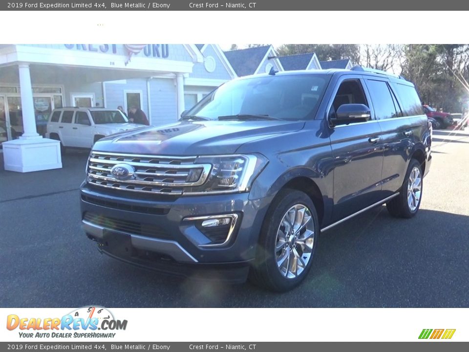 2019 Ford Expedition Limited 4x4 Blue Metallic / Ebony Photo #3