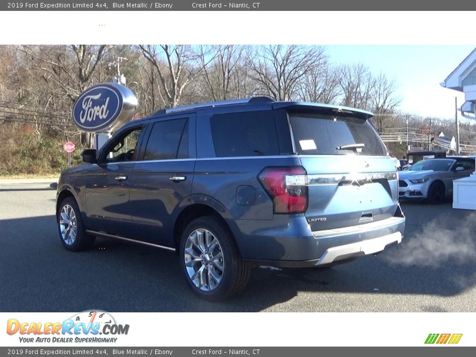 2019 Ford Expedition Limited 4x4 Blue Metallic / Ebony Photo #5