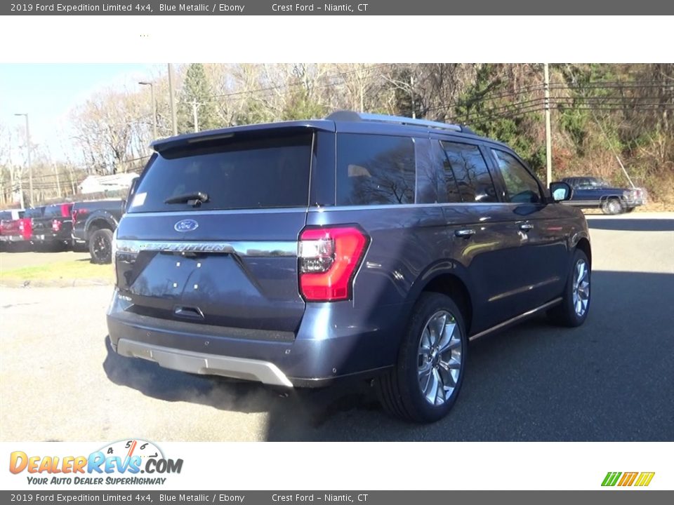 2019 Ford Expedition Limited 4x4 Blue Metallic / Ebony Photo #7