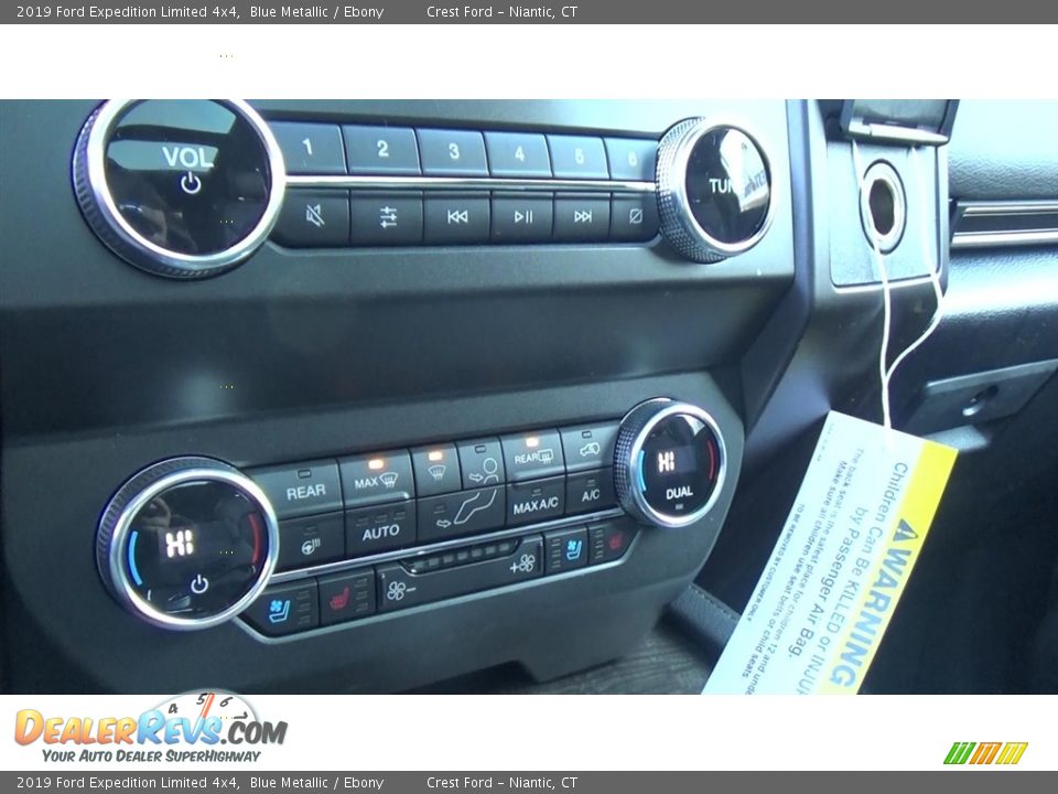 2019 Ford Expedition Limited 4x4 Blue Metallic / Ebony Photo #16