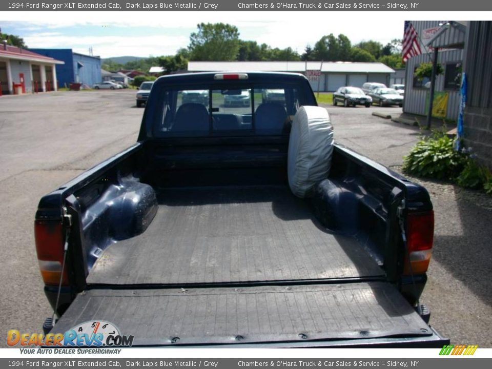 1994 Ford Ranger XLT Extended Cab Dark Lapis Blue Metallic / Grey Photo #9