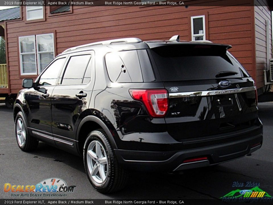 2019 Ford Explorer XLT Agate Black / Medium Black Photo #3