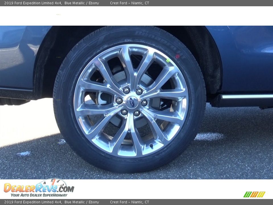 2019 Ford Expedition Limited 4x4 Blue Metallic / Ebony Photo #24