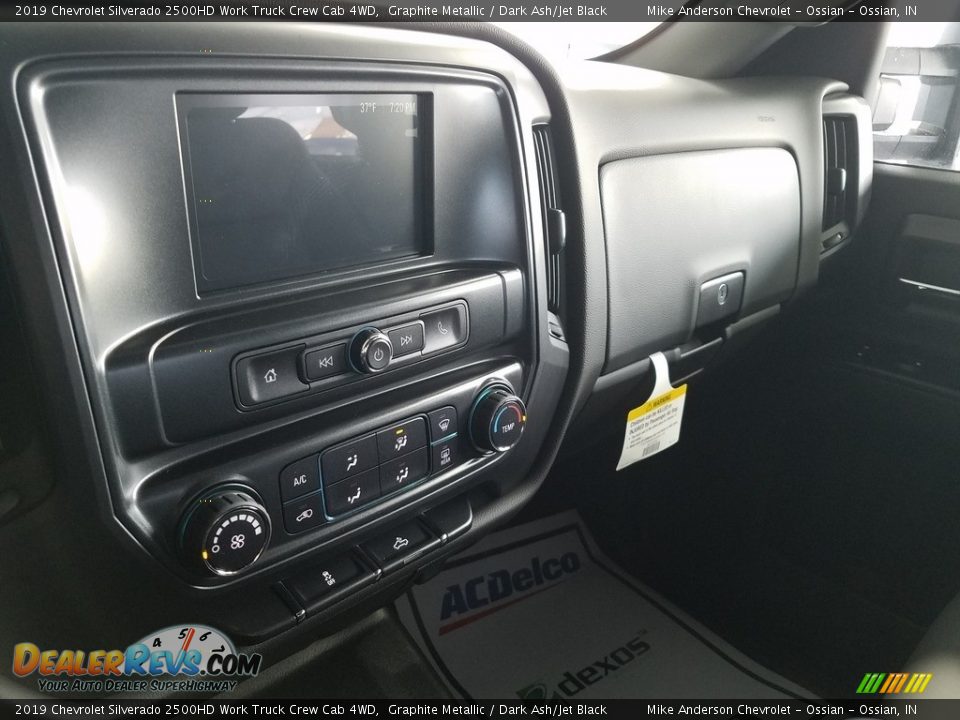 2019 Chevrolet Silverado 2500HD Work Truck Crew Cab 4WD Graphite Metallic / Dark Ash/Jet Black Photo #11