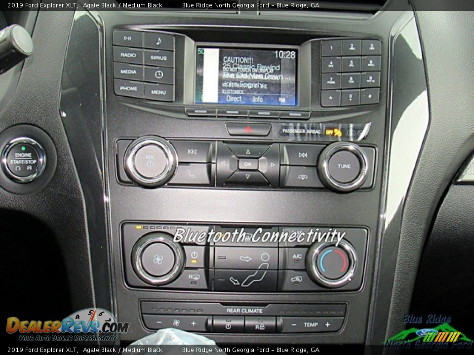 2019 Ford Explorer XLT Agate Black / Medium Black Photo #18