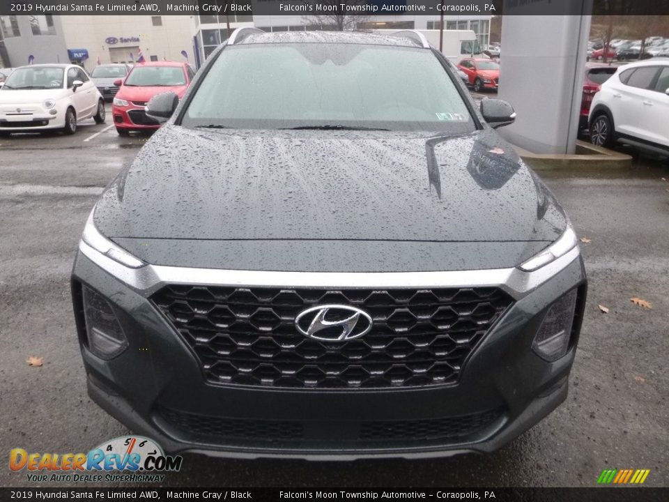 2019 Hyundai Santa Fe Limited AWD Machine Gray / Black Photo #4