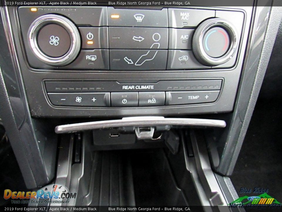 2019 Ford Explorer XLT Agate Black / Medium Black Photo #21