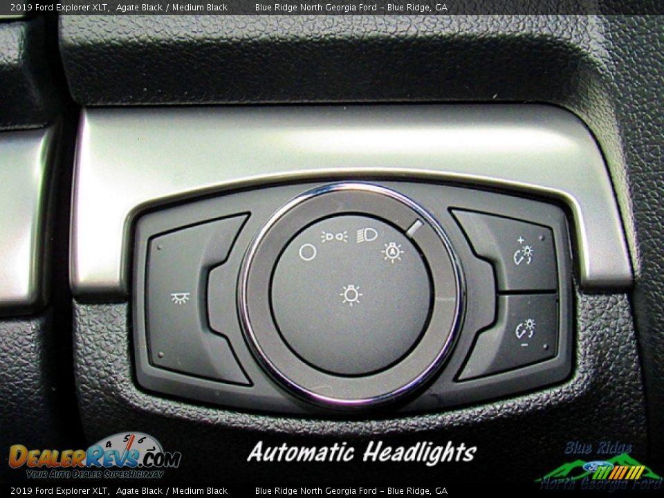 2019 Ford Explorer XLT Agate Black / Medium Black Photo #22
